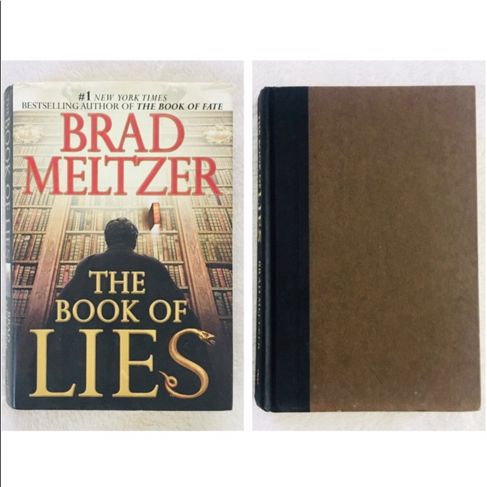 The Book of Lies Hardcover Book by NY Times #1 Bestseller Author Brad Meltzer